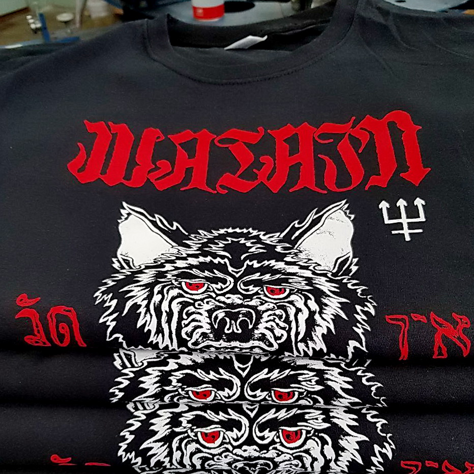 Футболки для концерта Watain в Минске